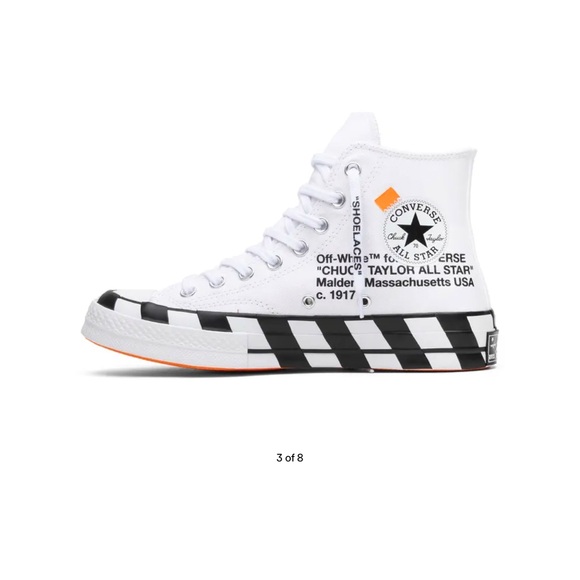 Off-White x Chuck 70 ‘White’ - Picture 1 of 7